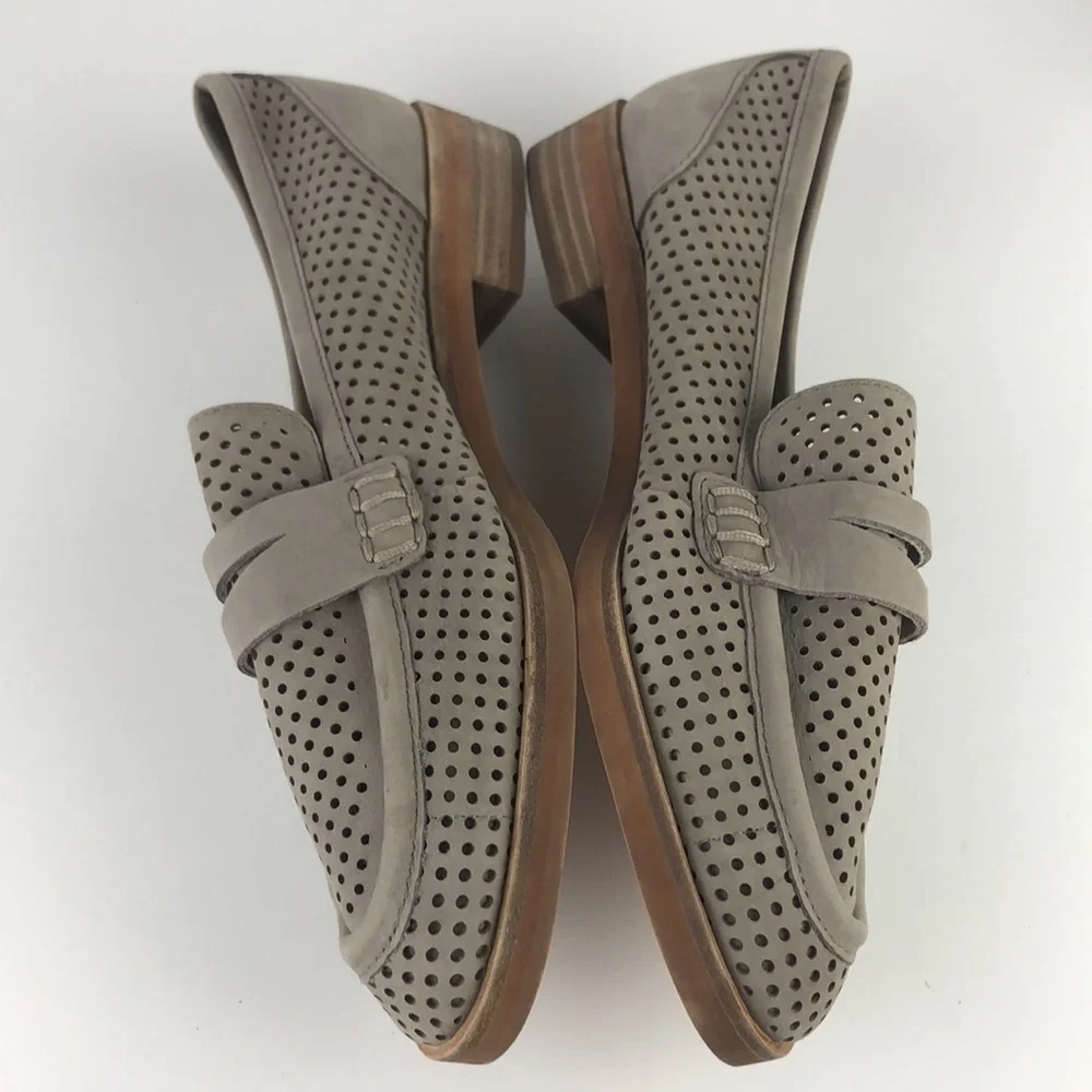 New Vince Camuto Kanta Perforated Breathable Loafer Flats 5.5